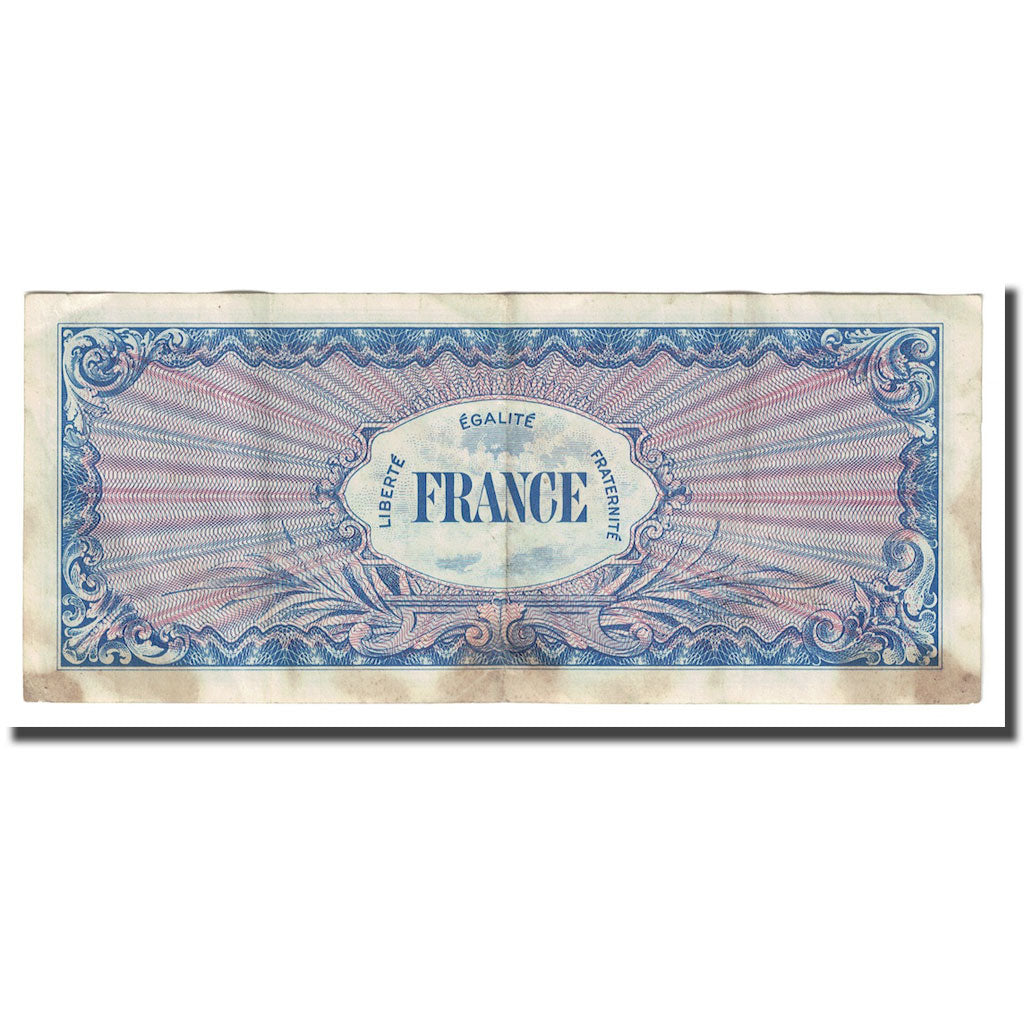 Francia, 1000 Francs, 1945 Verso France, 1945, 1945-06-04, B+, Fayette:VF27.3