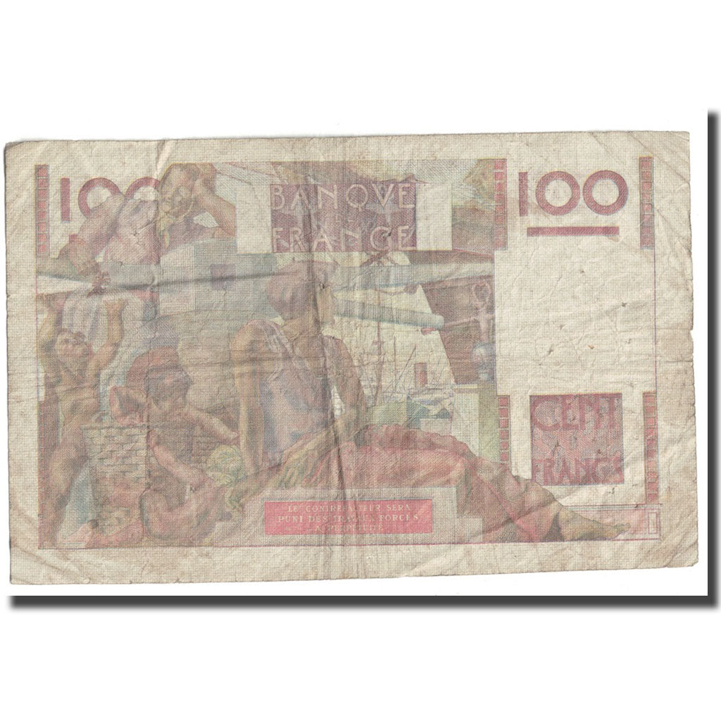 Francia, 100 Francs, Jeune Paysan, 1952, 1952-02-07, RC, Fayette:28.31, KM:128d