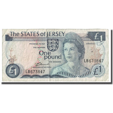 Geldschein, Jersey, 1 Pound, Undated (1976-1988), KM:11a, SGE