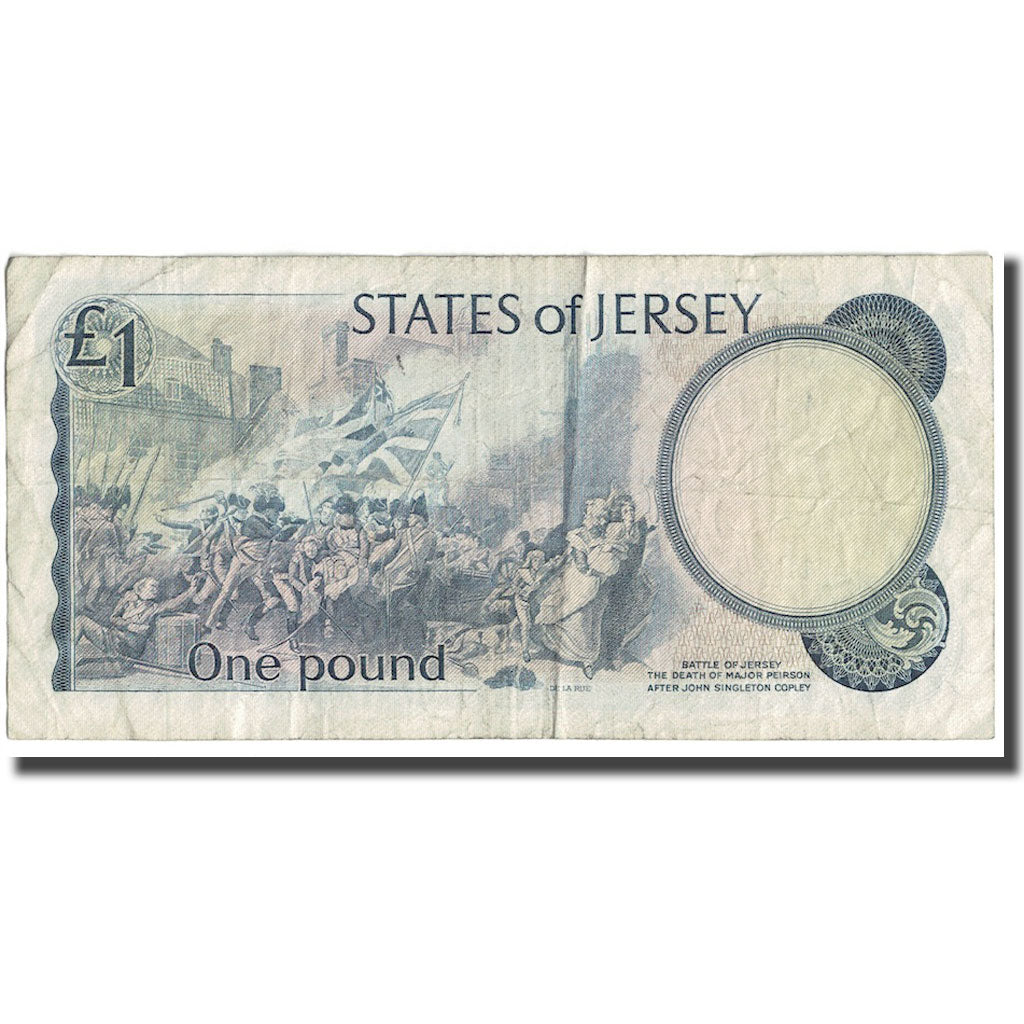 Geldschein, Jersey, 1 Pound, Undated (1976-1988), KM:11a, SGE