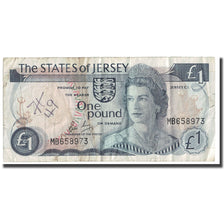Banconote, Jersey, 1 Pound, Undated (1976-1988), KM:11b, B