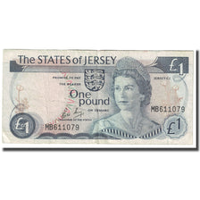 Banknote, Jersey, 1 Pound, Undated (1976-1988), KM:11b, VG(8-10)