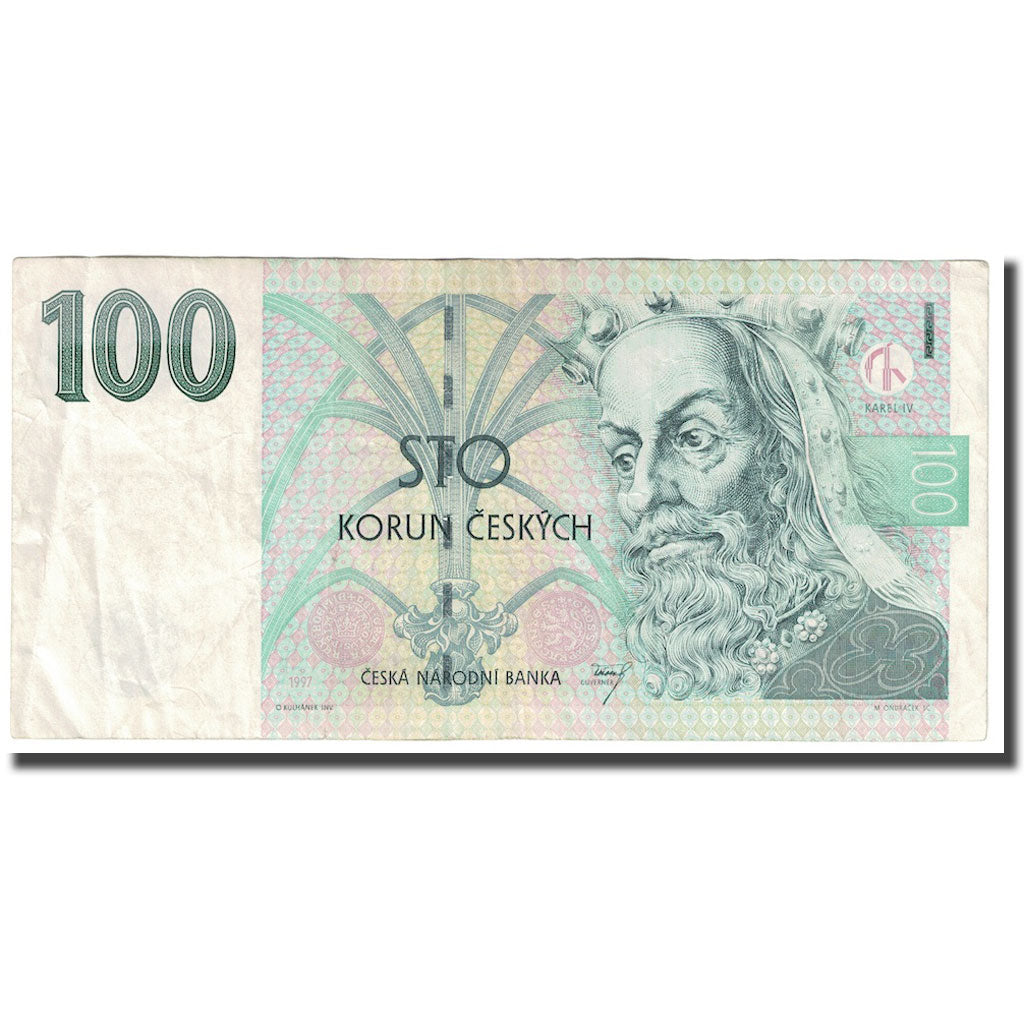 Banconote, Repubblica Ceca, 100 Korun, 1997, KM:18, BB