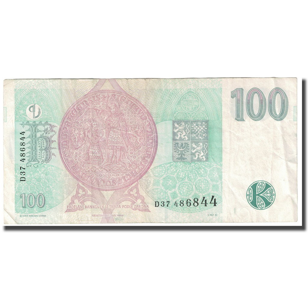 Banconote, Repubblica Ceca, 100 Korun, 1997, KM:18, BB