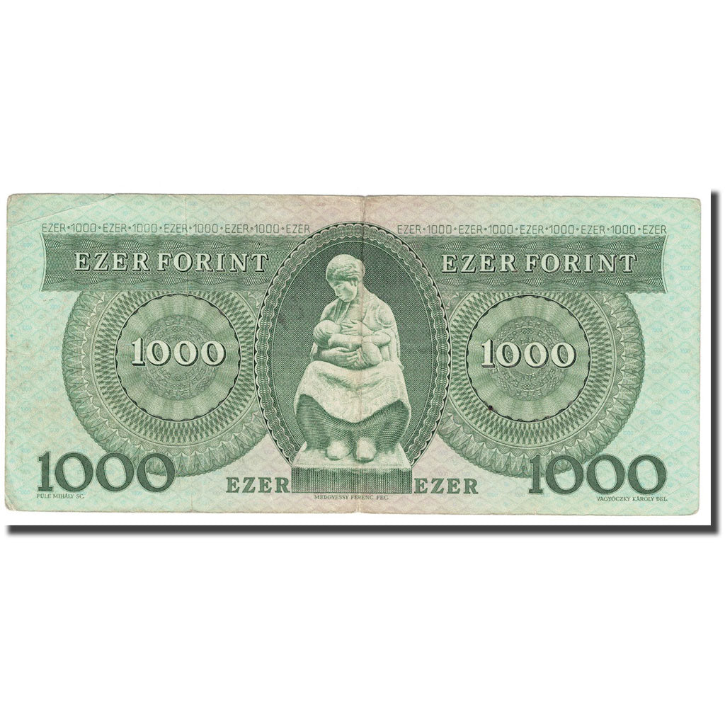 Geldschein, Ungarn, 1000 Forint, 1983, 1983-11-10, KM:173b, SGE+
