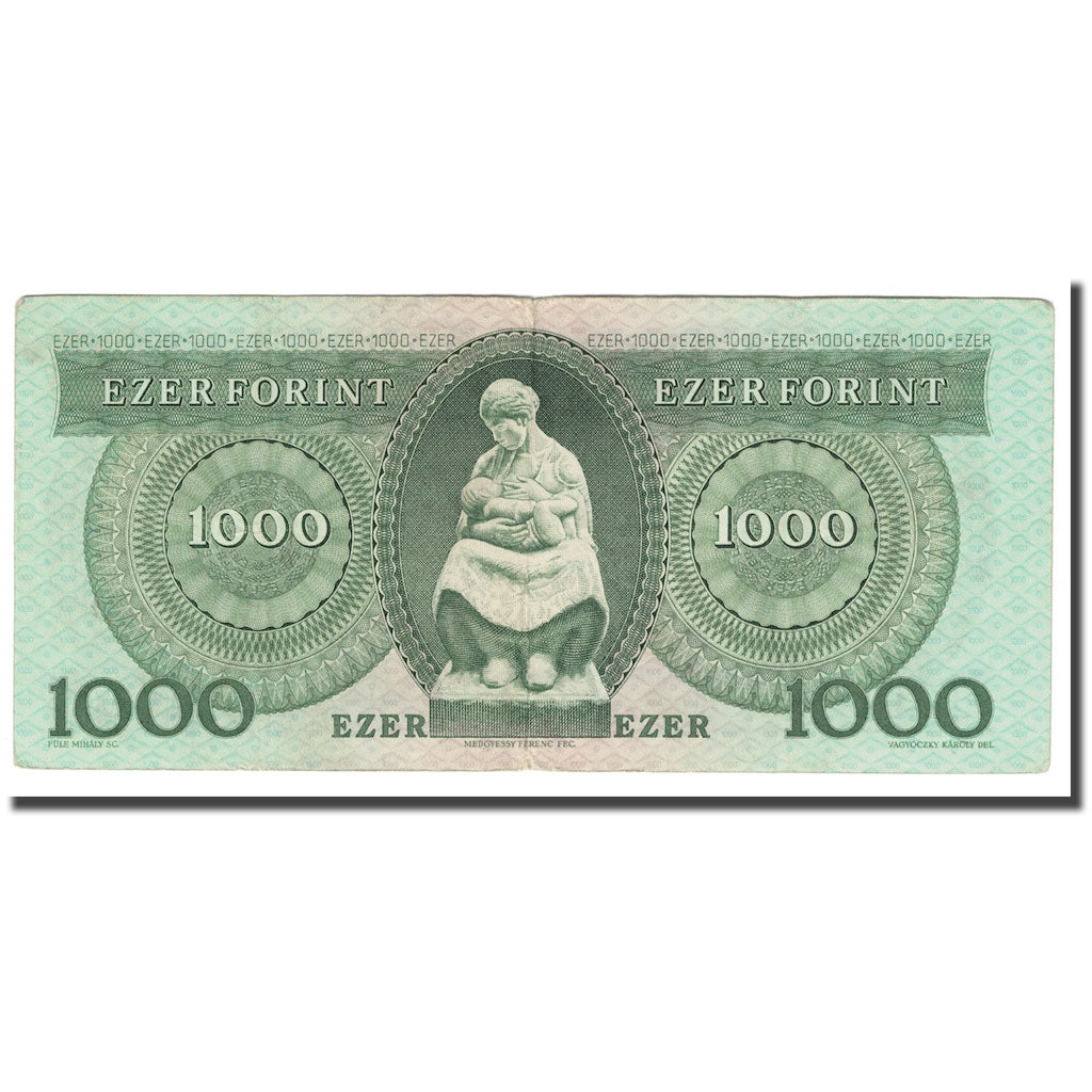 Banconote, Ungheria, 1000 Forint, 1983, 1983-11-10, KM:173b, MB