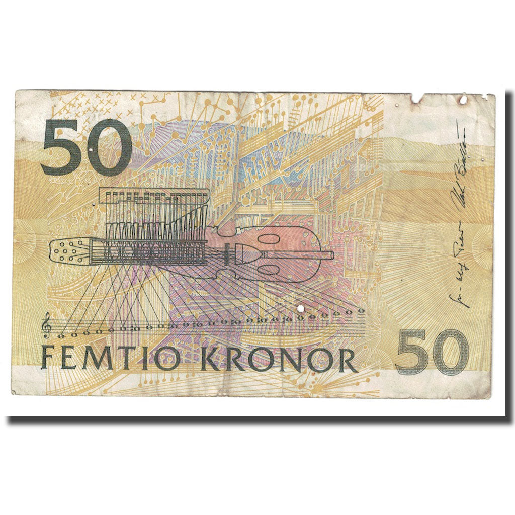 Geldschein, Schweden, 50 Kronor, 2004, KM:64a, SGE