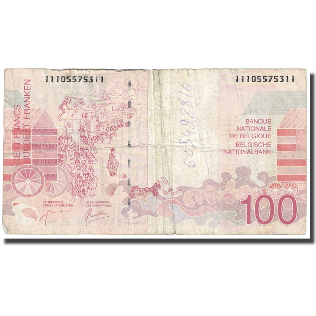 Geldschein, Belgien, 100 Francs, Undated (1995-2001), KM:147, SGE