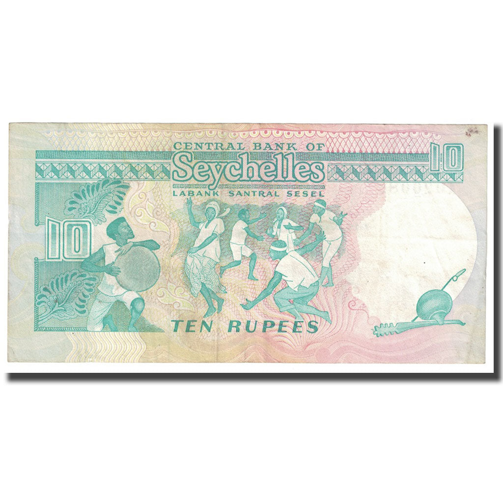 Geldschein, Seychelles, 10 Rupees, Undated (1989), KM:32, S+