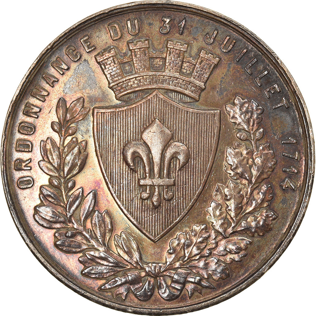 France, Token, Chambre de Commerce de Lille, Borrel.A, AU(50-53), Silver