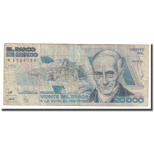 Billet, Mexique, 20,000 Pesos, 1989, 1989-03-28, KM:92b, B