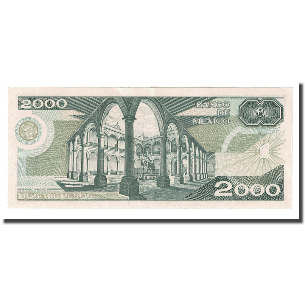 Banconote, Messico, 2000 Pesos, 1989, 1989-03-28, KM:86c, SPL