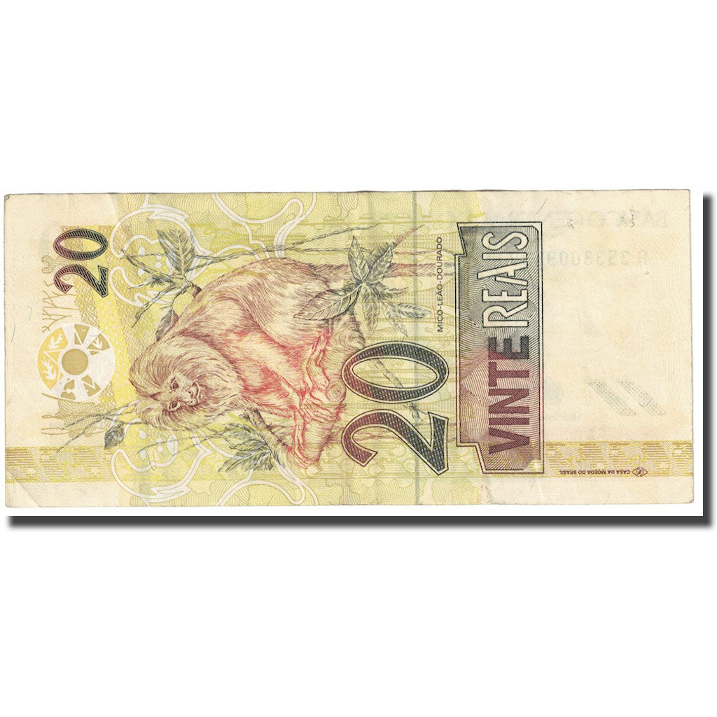Nota, Brasil, 20 Reais, ND (02-  ), KM:254, VF(20-25)