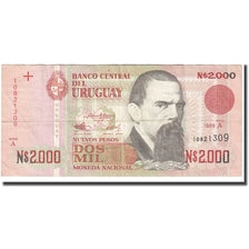 Banconote, Uruguay, 2000 Nuevos Pesos, 1989, KM:68a, MB