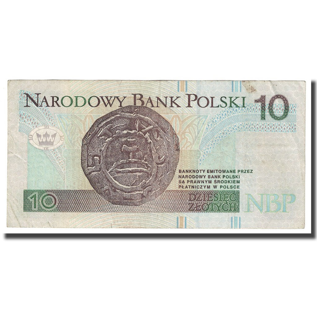 Geldschein, Polen, 10 Zlotych, 1995, KM:173a, S+