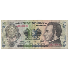 Banknote, Honduras, 5 Lempiras, 1978, 1978-10-04, KM:63a, F(12-15)
