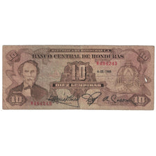 Billete, 10 Lempiras, 1983, Honduras, 1983-09-08, KM:64b, RC