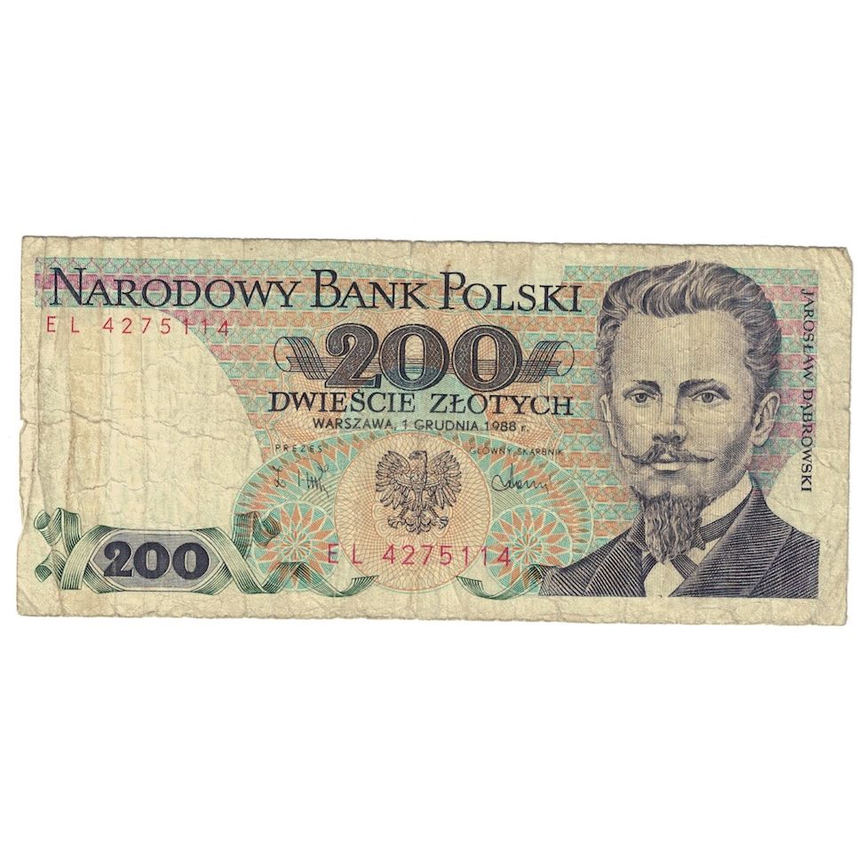 Banknote, Poland, 200 Zlotych, 1988, 1988-12-01, KM:144c, VG(8-10)