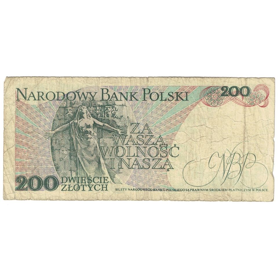 Banknote, Poland, 200 Zlotych, 1988, 1988-12-01, KM:144c, VG(8-10)