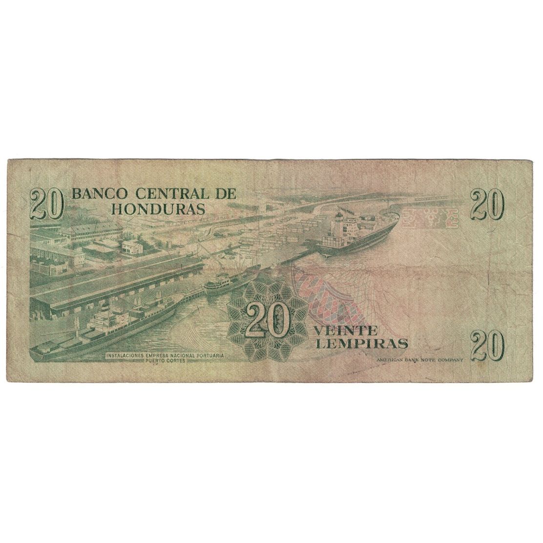 Billete, 20 Lempiras, 1985, Honduras, KM:65b, RC+