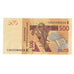 Banknote, West African States, 500 Francs, 2012, UNC(65-70)