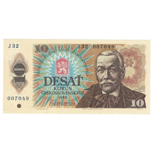 Geldschein, Tschechoslowakei, 10 Korun, 1986, KM:94, UNZ