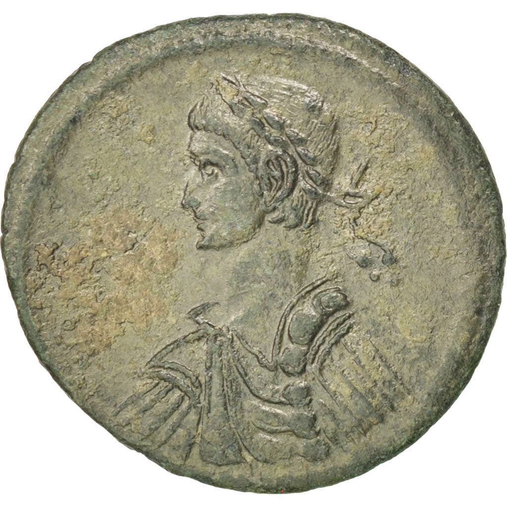 Constantius II, Nummus, Trier, AU(55-58), Copper, Cohen #20, 1.70