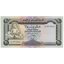 Nota, República Árabe do Iémen, 20 Rials, Undated (1985), KM:25, UNC(65-70)