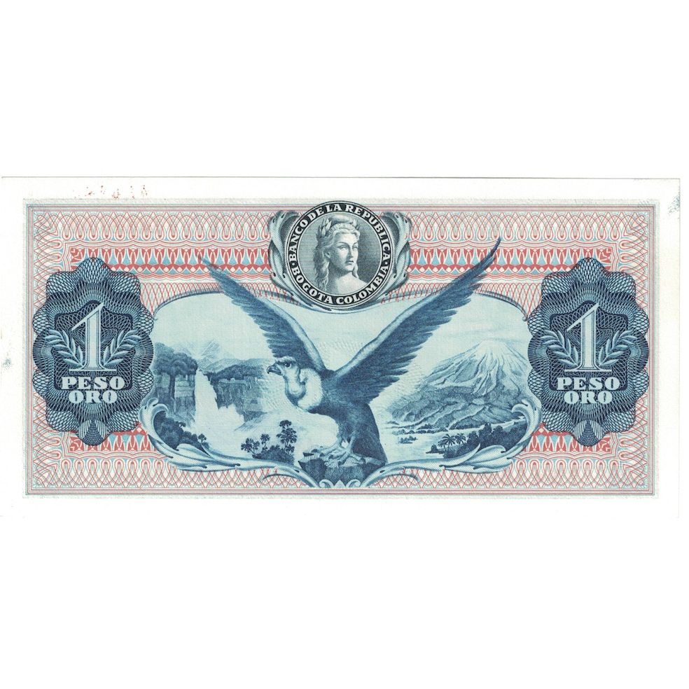 Billet, Colombie, 1 Peso Oro, 1971, 1971-08-07, KM:404e, NEUF