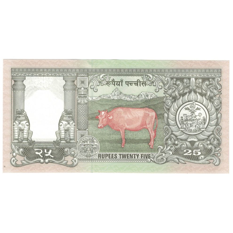Geldschein, Nepal, 25 Rupees, Undated (1997), KM:41, UNZ