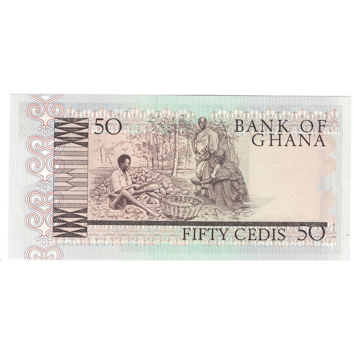 Banknot, Ghana, 50 Cedis, 1980, 1980-07-02, KM:22b, UNC(65-70)