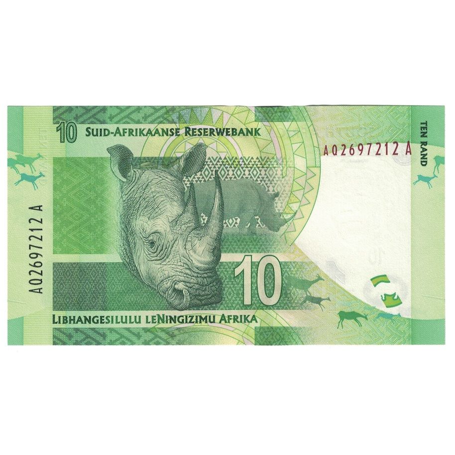 Banknote, South Africa, 10 Rand, Undated (2012), KM:133, UNC(65-70)