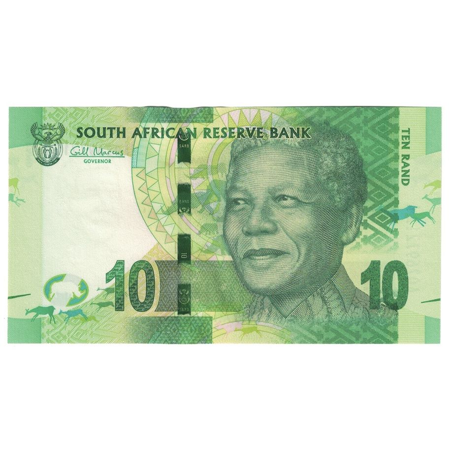 Banknote, South Africa, 10 Rand, Undated (2012), KM:133, UNC(65-70)