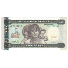 Biljet, Eritrea, 5 Nakfa, 1997, 1997-05-24, KM:2, NIEUW