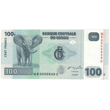 Geldschein, Congo Democratic Republic, 100 Francs, 1997, 2007-07-31, KM:98a, UNZ