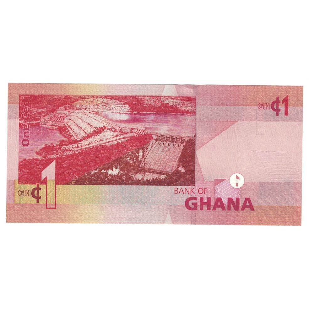 Geldschein, Ghana, 1 Cedi, 2010, 2010-03-06, KM:37b, UNZ