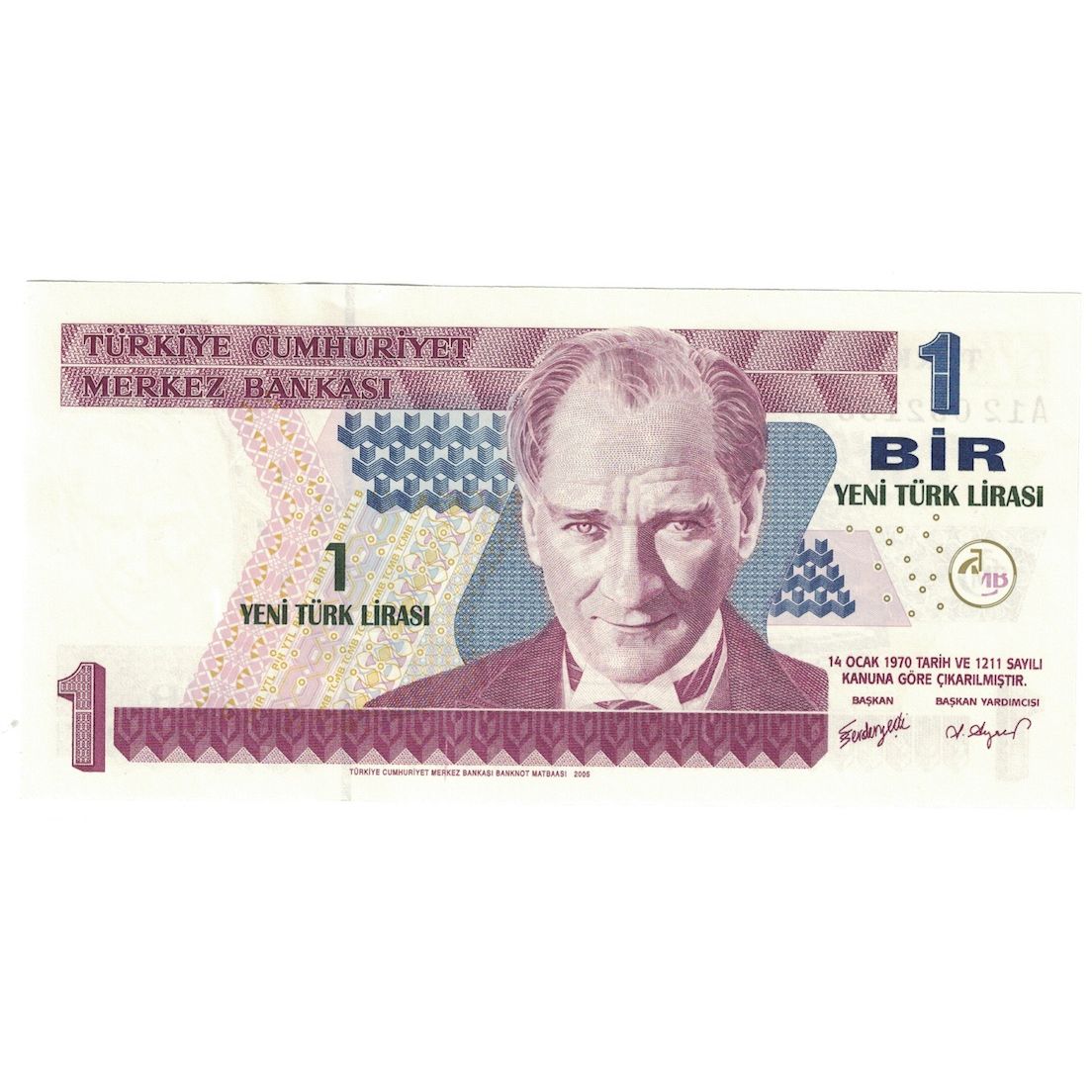 Banconote, Turchia, 1 New Lira, 2005, KM:216, FDS