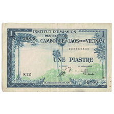 Banknote, FRENCH INDO-CHINA, 1 Piastre = 1 Dong, Undated (1954), KM:105
