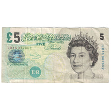 Banconote, Gran Bretagna, 5 Pounds, 2004, KM:391c, MB+