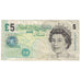 Banconote, Gran Bretagna, 5 Pounds, 2004, KM:391c, MB+