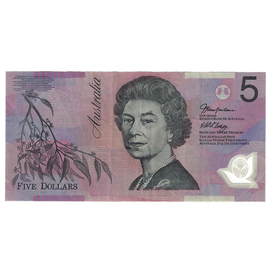 Nota, Austrália, 5 Dollars, 2005, KM:57c, VF(30-35)
