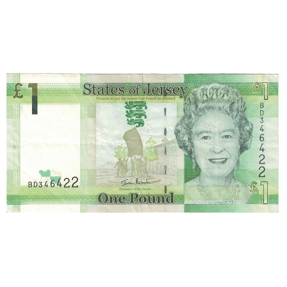 Banknote, Jersey, 1 Pound, Undated (2010), KM:32a, EF(40-45)