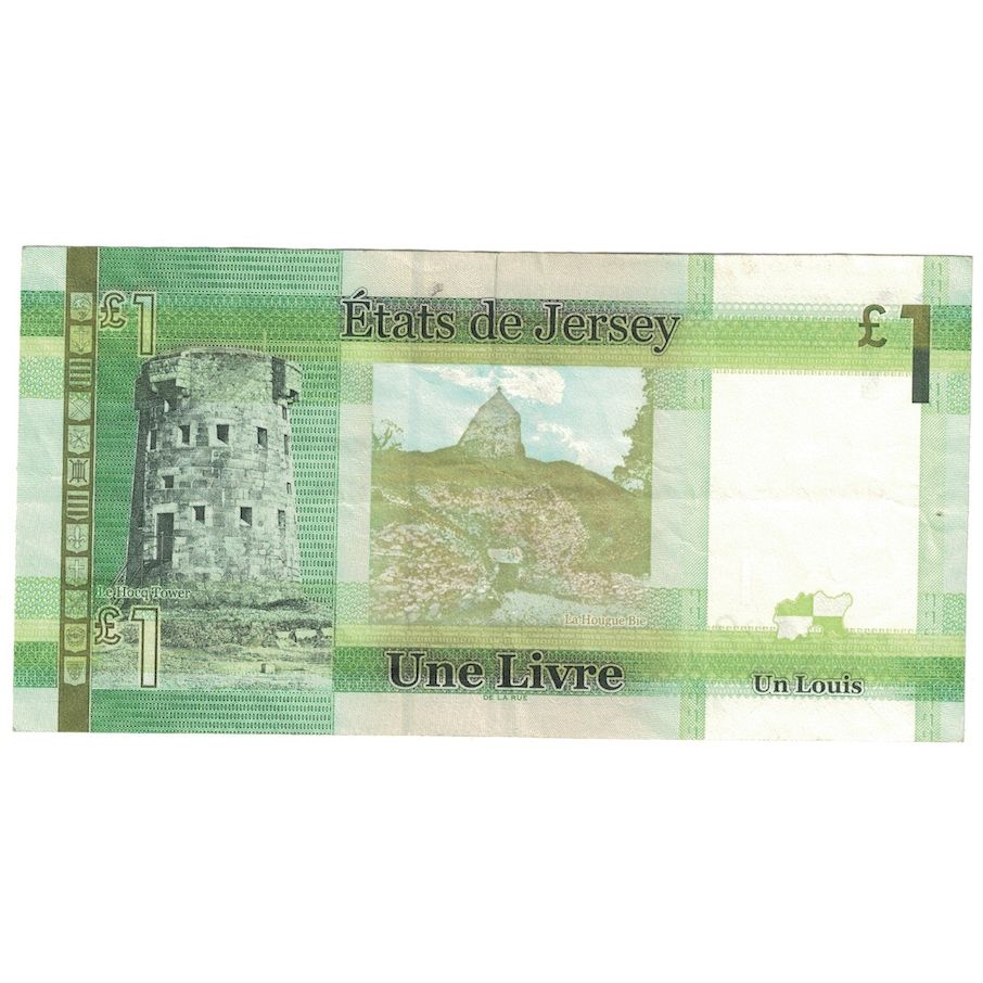 Banknote, Jersey, 1 Pound, Undated (2010), KM:32a, EF(40-45)