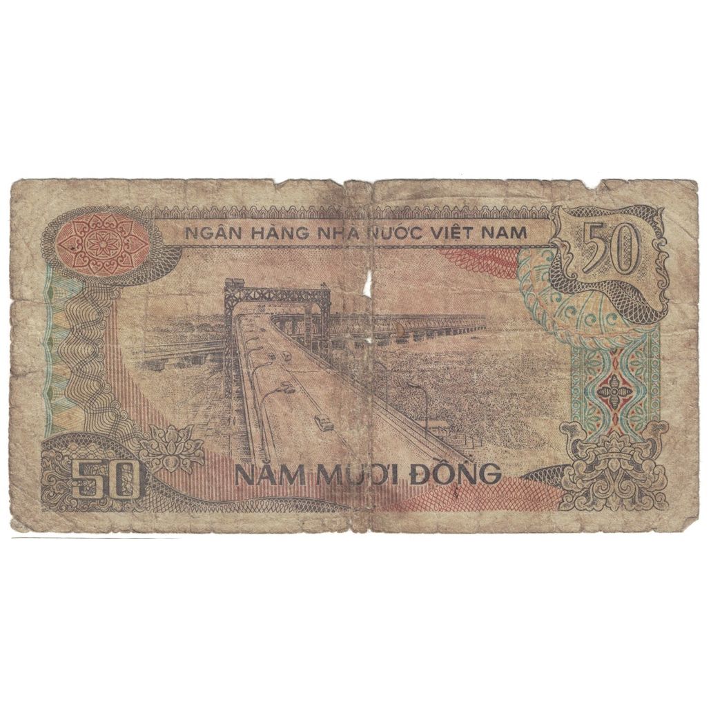 Banknot, Wietnam, 50 D<ox>ng, 1985 (1987), KM:97a, G(4-6)