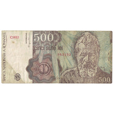 Geldschein, Rumänien, 500 Lei, 1991, 04-1991, KM:98b, S+