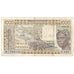 Nota, Estados da África Ocidental, 1000 Francs, 1988, KM:406Da, VF(20-25)