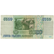 Billete, 5000 Rubles, 1995, Rusia, KM:262, BC