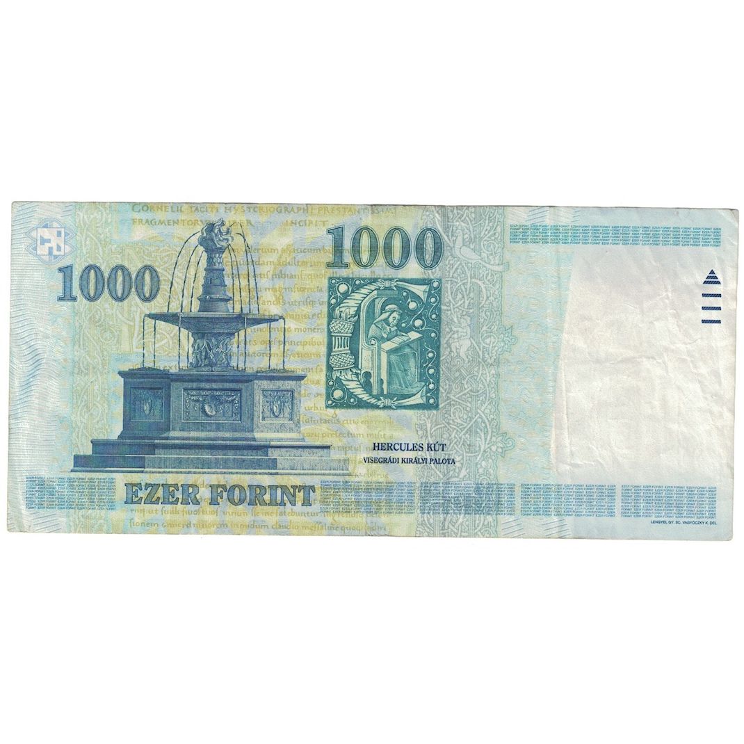 Banknote, Hungary, 1000 Forint, 1998, KM:180a, EF(40-45)