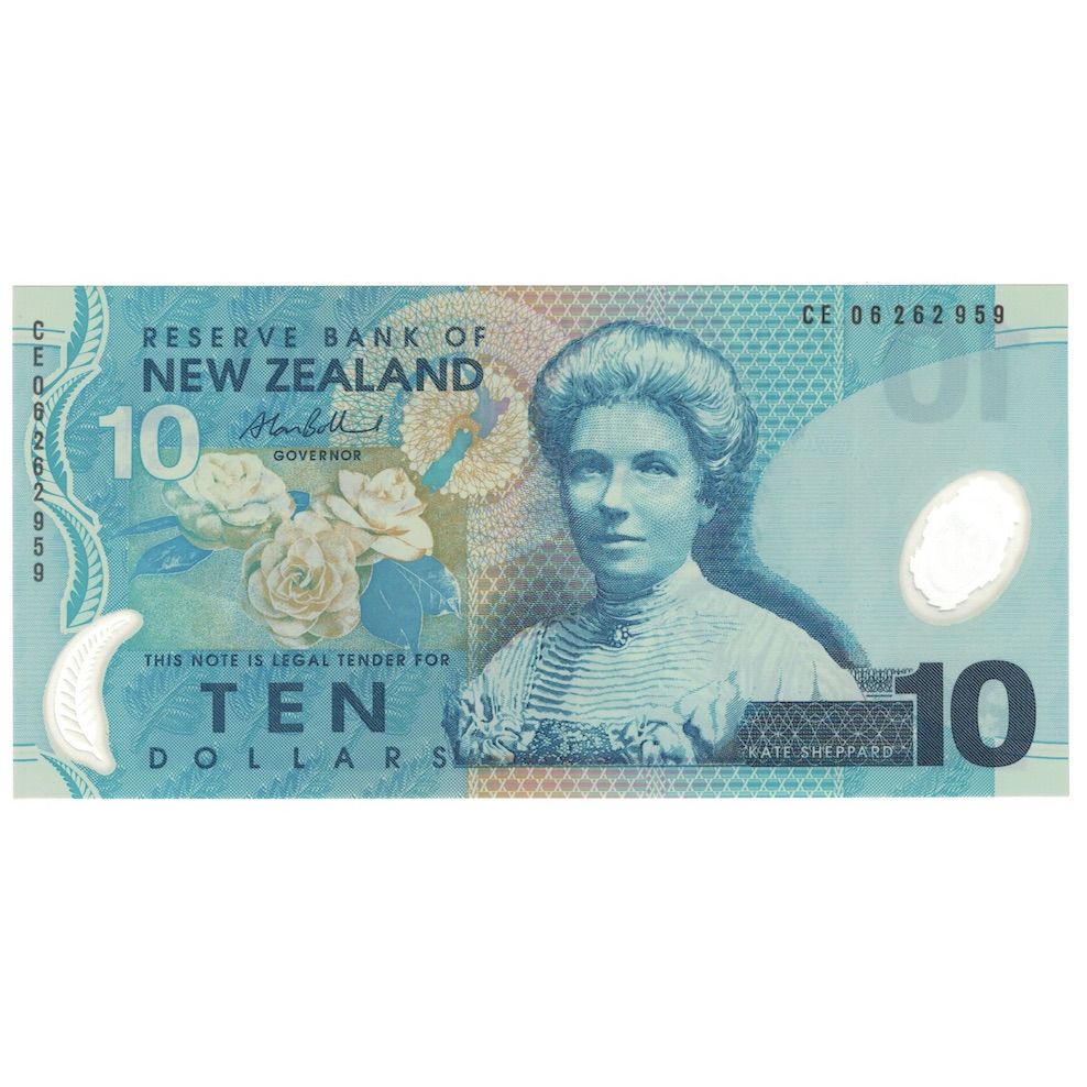 Banconote, Nuova Zelanda, 10 Dollars, 1999, KM:186b, FDS