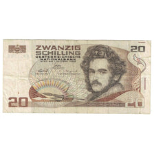 Banknote, Austria, 20 Schilling, 1988, 1986-10-01, KM:148, VF(20-25)
